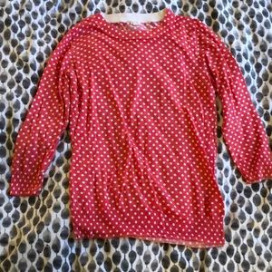 J. Crew Polka Dot Sweater